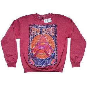 Pink Floyd Oversized Sweatshirt Crewneck Fleece Women's Size SMALL New NWT